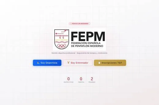 Panel de gestión deportiva de la FEPM